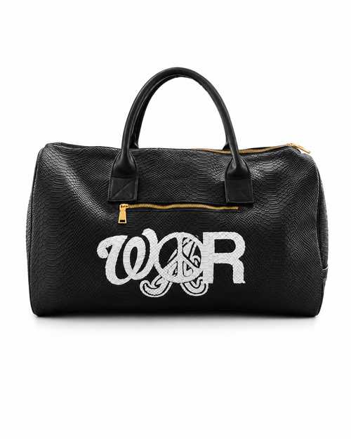 Peace in War Duffle Black